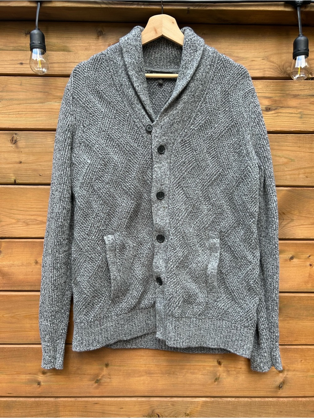 Men’s XL Banana Republic heavy knit cardigan sweater